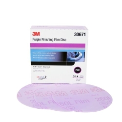 PURPLE FINISHING FILM DISCS 6" P